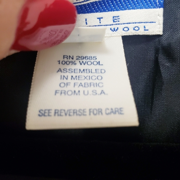 Vintage Pendleton 100% Wool Petite Plaid Blazer - Picture 8 of 9